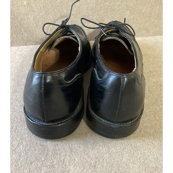 Allen Edmonds Bradley Oxford shoe Men’s Sz 12 B Black Leather Split Toe Derby - Picture 4 of 7
